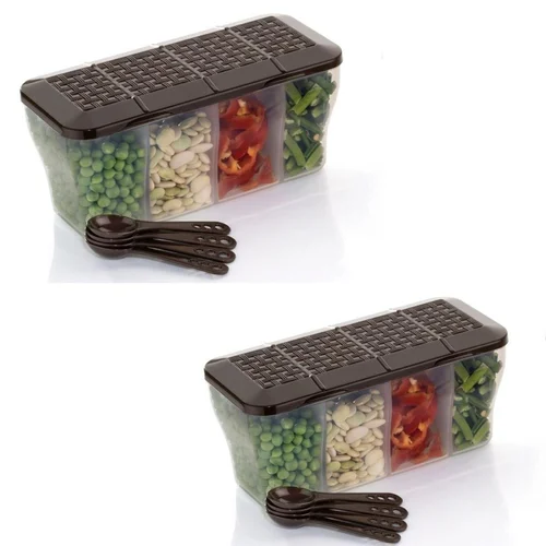 4-Section Modular Storage Container